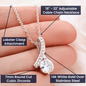 To my wife necklace, future wife gifts, my wife, to my future wife, to my girlfriend, soulmate gifts, to my girlfriend necklace, wife necklace, necklaces for wife Includes Message Card and Gift Box