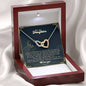 Love Knot, Our Daughter Wedding Day Gift, To Bride From Mom/Dad Necklace, Parents To Bride Gift, Bride Jewelry Gift From Parents