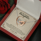 To daughter from dad necklace, father to daughter necklace, dad of daughters, daddy to daughter, daddy daughter necklace, to my daughter necklace from dad, father and daughter necklace, gifts from dad to daughter, to my daughter from dad Includes Message