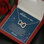 Daughter In Law Gift Ideas - To My Daughter In Law Necklace, Gifts For Daughter In Law From Mother In Law On Wedding Day, Birthday, Mothers Day, Christmas, Jewelry Gifts For Future Daughter In Law