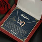 Love Knot, Our Daughter Wedding Day Gift, To Bride From Mom/Dad Necklace, Parents To Bride Gift, Bride Jewelry Gift From Parents