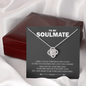 To My Soulmate Love Knot Necklace