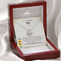 To My Wife Alluring Beauty Necklace with Message Card and Gift Box. Gift for Wife. Wife Gift. Necklace for Wife