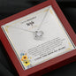 To My Wife Alluring Beauty Necklace with Message Card and Gift Box. Gift for Wife. Wife Gift. Necklace for Wife