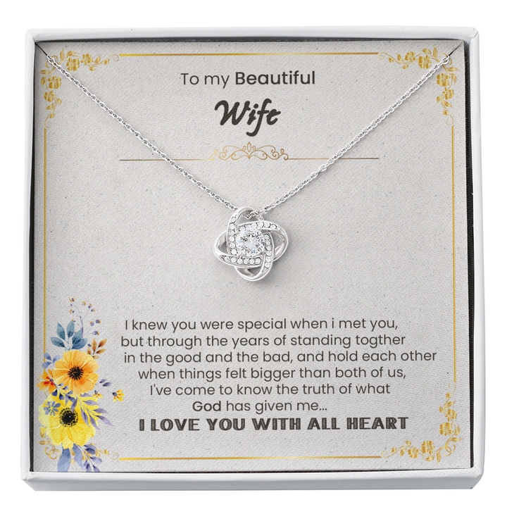 To My Future Wife Gift Forever Love Heart Necklace with Message Card, –  HN-Rose Online Store